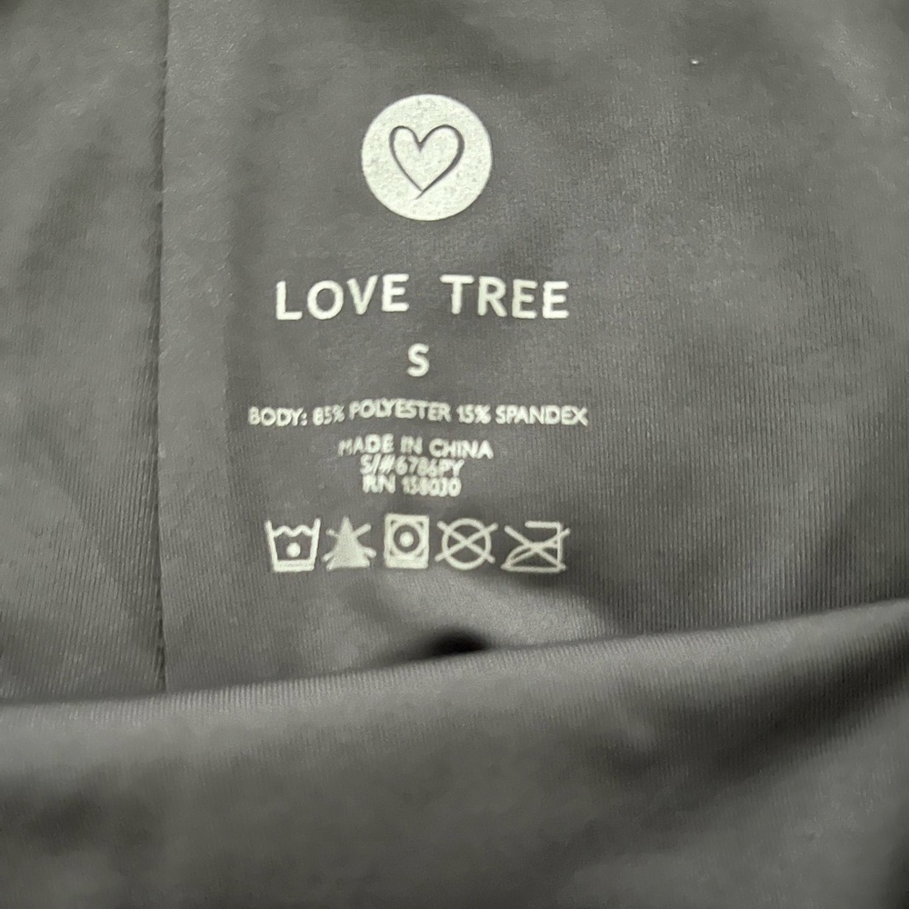 Buttery soft ultra high rise boot cut leggings dark gray Love Tree NWT Sz S - Picture 5 of 7